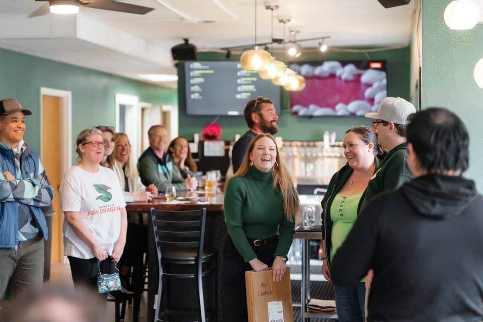 Portrait session in a Seattle studio