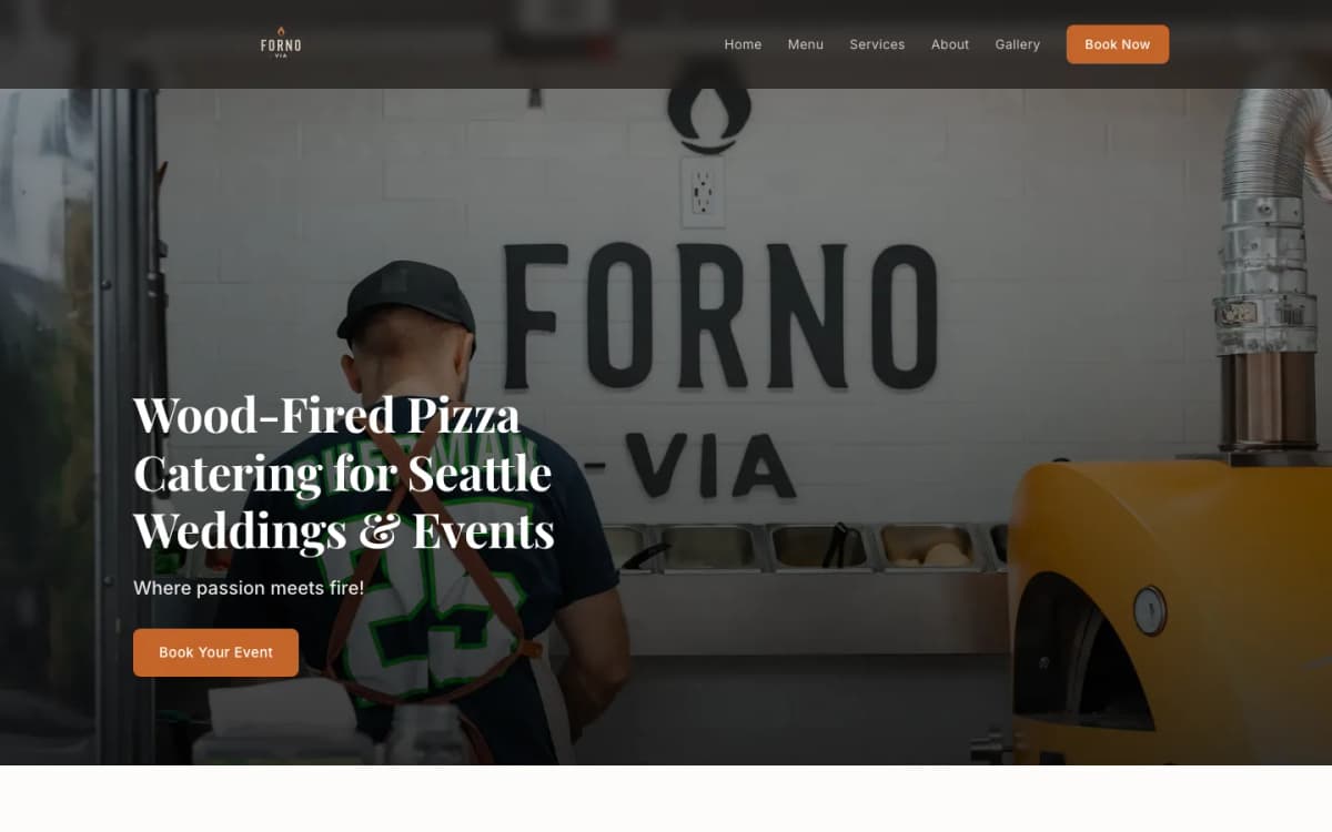 Forno Via Pizza: brand photography and custom website by LMN Capture